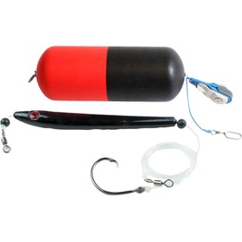 Wiggler Kveiteduppen Kit - Halibut Float Set with Weight 300 g and 500 g Halibut Float (300 grams)