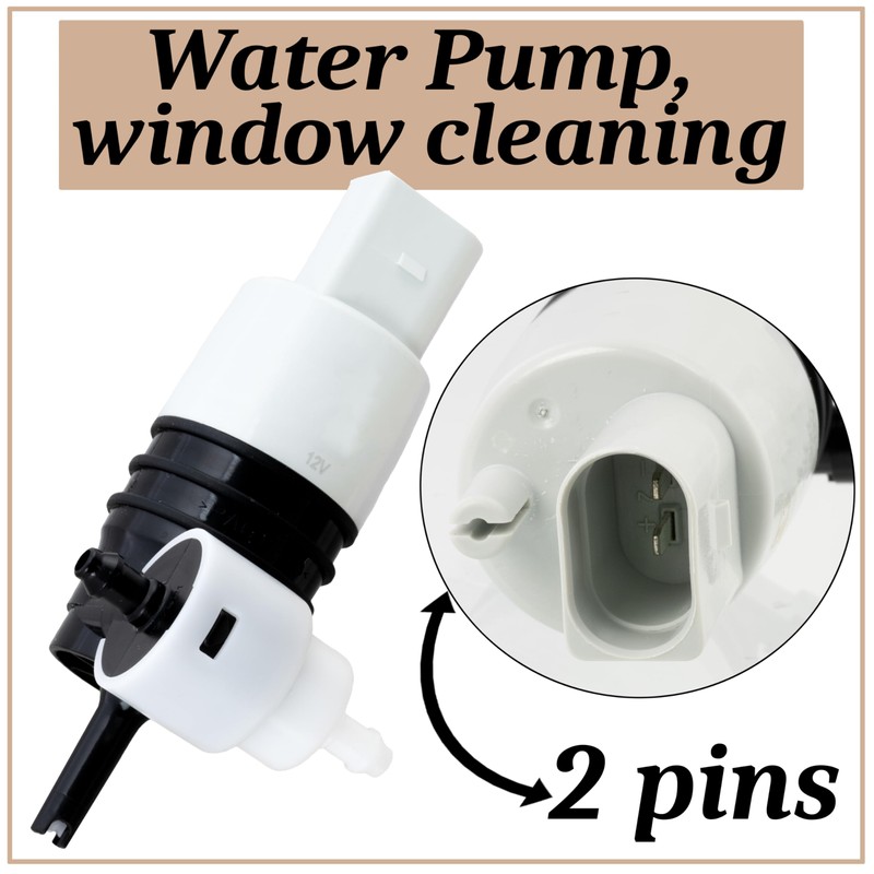 AERZETIX - C70051 - Windscreen Washer Pump - Compatible with
