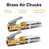 SAFELIFE Air Chuck, Heavy Duty Open Flow Lock On Tire
