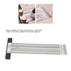 Ultra Accurate Marking T Ruler Stainless Steel Woodworking Scribing T