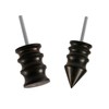 2pcs Leather Slicker Burnishing Working Tool, 2 Styles Leather Edge