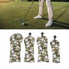 4Pcs Golf Club Head Cover PU Thick Plush Wear Resistant