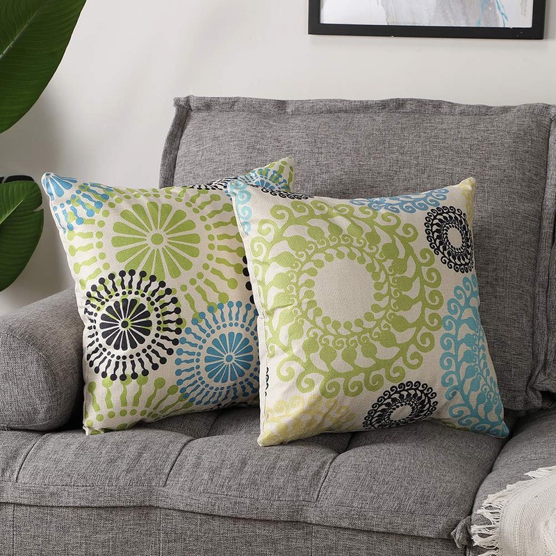 OTOSTAR Cushion Covers 60x60cm Scandinavian Set of 2 Stylish Cute