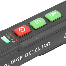 Voltage Detector Tester Pen, Non Contact, Dual Range, Buzzer Alarm & Light Display, AC Electric 12V-1000V LED Flashlight Torch Adjustable Sensitivity Wire Breakpoint Finder NCV Electrical Sensor Test