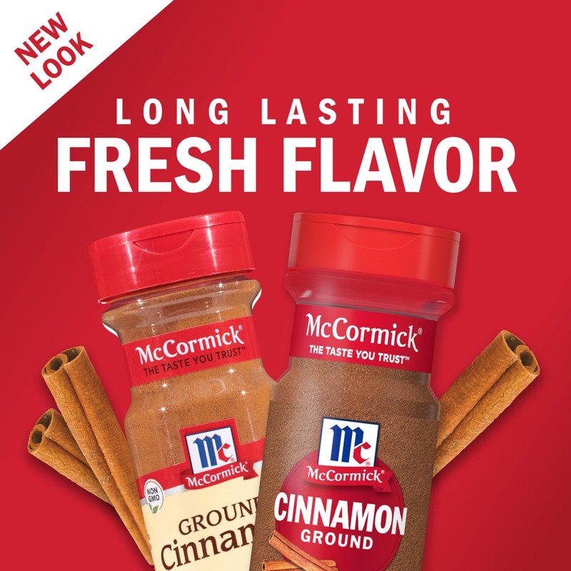 McCormick Ground Cinnamon, 4.12 oz (Pack of 12)