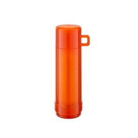 ROTPUNKT Insulated Flask 60 Jesper 0.75 L | Dual Function Screw Cap | BPA Free | Made in Germany | Warm + Cold | Glass Insert | Gl. Orange