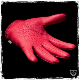 BEAVER GOLF Ladies Sunset Red All Season Ultra Golf Glove Left (Right Hand) M