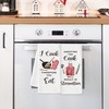 FZkuozougedd Funny Joked Kitchen Towels - 2Pcs Funny Wacky Hand