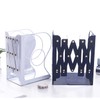 Adjustable Bookends Metal Book Ends for Heavy Book Holder Heavy