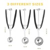 Ice Cream Scoop Set, UYOTBKEUB Professional 304 Stainless Steel Cookie