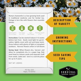 18 Medicinal Herb Seeds for Planting – Heirloom Non‑GMO Variety Pack for Herbal Teas, Tinctures & Home Apothecary – Survival Garden Seeds