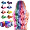 Tinte De Pelo Temporal De La Tiza De 8 Colores,