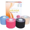 Sarasa Extra kinesiorozi-te-pu 5 cm X 5 m Black with 6 Roll