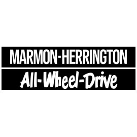 Marmon Herrington All Wheel Drive Trucks New Metal Sign: 6" x 18" - Ships Free