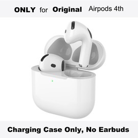 Wireless Charging Case Compatible with AirPods 4th(USB-C) | Charger Case Replacement | with Bluetooth Pairing Sync Button | No Airpod 4th