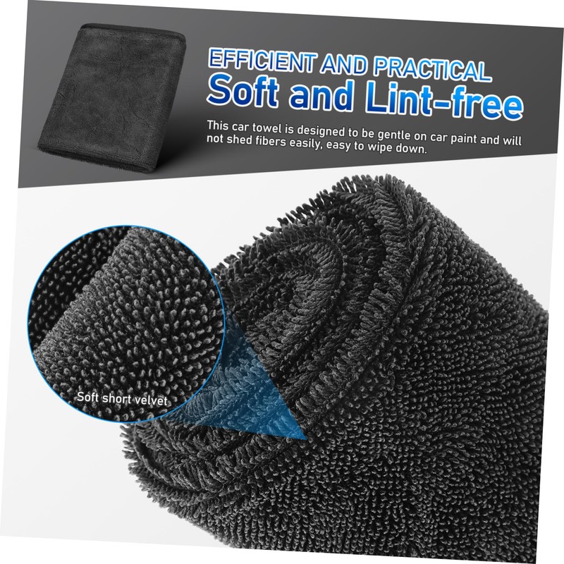 Alipis Car Drying Towel Extra Microfiber Highly Absorbent Cloth for