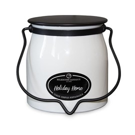 Milkhouse Candle Company - Holiday Home - Creamery Collection - 16oz Double Cotton Wick Soy Candles with Beeswax - Long Burn Time, Made in The USA - Non Toxic, Premium Scented Candles