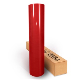 VViViD Red Gloss Car Wrap Vinyl Roll with Air Release Adhesive 3mil (25ft x 5ft)