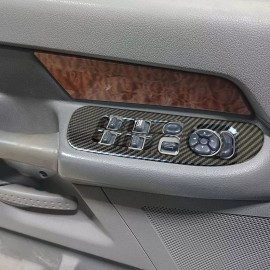 Xtreme Trux Molded Carbon Fiber Power Window Switch Trim Cover For 02-10 Ram 1500 2500 3500