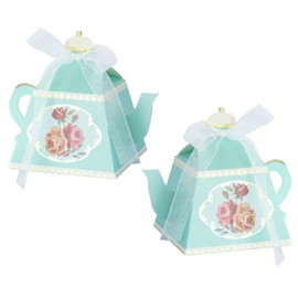 Allbusky 30PCS Vintage Paper Candy Box, Wedding Favour Boxes, Teapot Shape Party Gift Box, Party Packs Party Decorations for Baby Shower Wedding Party New Year
