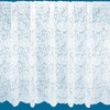 NetCurtainsUK Sorrento Heavy Quality Floral Pattern Net Curtains In White