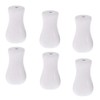 Wood Cord Tassels 6Pack for Window Blinds White Cord Knobs