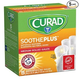 Curad Bv Sootheplus Rolled Gasa Con Arm & Hammer Bicarbonato