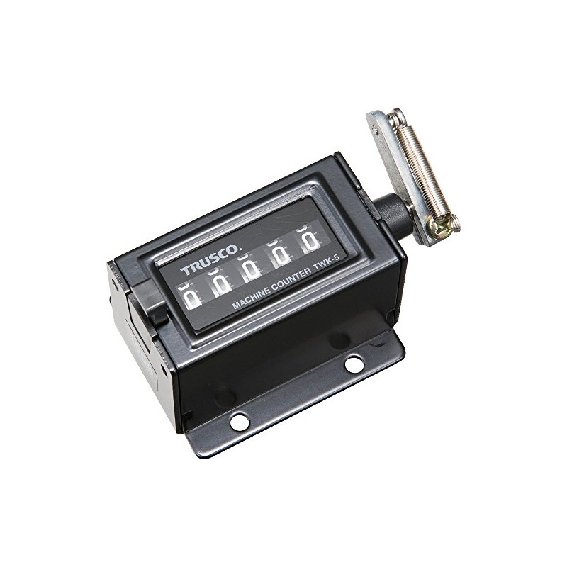 TRUSCO TWK5 Machine Counter, One-Touch Reset, 5 Digits