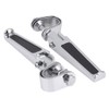 KIMISS 2Pcs Aluminum Alloy Motorcycle Foot Pegs with Engine Guard
