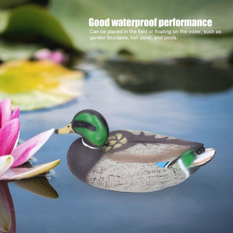 Simulation Duck Statue Animal Mold Decoration Plastic Crafts Gardening Courtyard