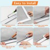 Window Screen Repair Kit, 59"x106" Fiberglass Window Screens for House