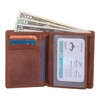 AlphaHide Men’s RFID Blocking Bifold Wallet - Premium Leather -