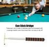 Billiard Cue and Bridge Set Stainless Steel Anti Slip Sponge
