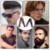 Wjelet 2PCS Folding Beard Combs, Portable Folding Combs for Men,