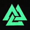 Walk Nut Triangle Symbol Viking Norse Glow in the Dark