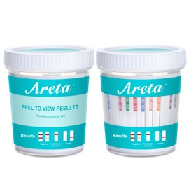 Areta Multi-Drug Test Cup: Over The Counter Use at Home Urine Test Kits Testing 5 Metabolite ACDOA-754 (10 Pack)