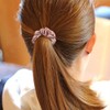 Hanaive 48 Gomas Elásticas de Pelo de Satén Coletero de