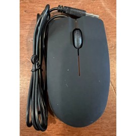 Unbranded USB Mouse Black with Orange
