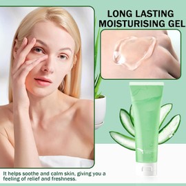 Gel Hidratante Para Rostro Y Cuerpo, Gel No Pegajoso Para Después Del Sol, Loción De Aloe Vera, Cuidado De La Piel, Hidratación Facial Refrescante De Rápida Absorción Y Larga Duración Para