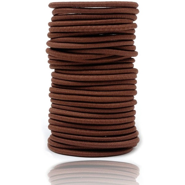 Goody WoMens Ouchless Braided Elastics, Brown, 30 Count