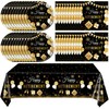 41Pcs Black Gold Retirement Party Decorations, Happy Retirement Party Supplies