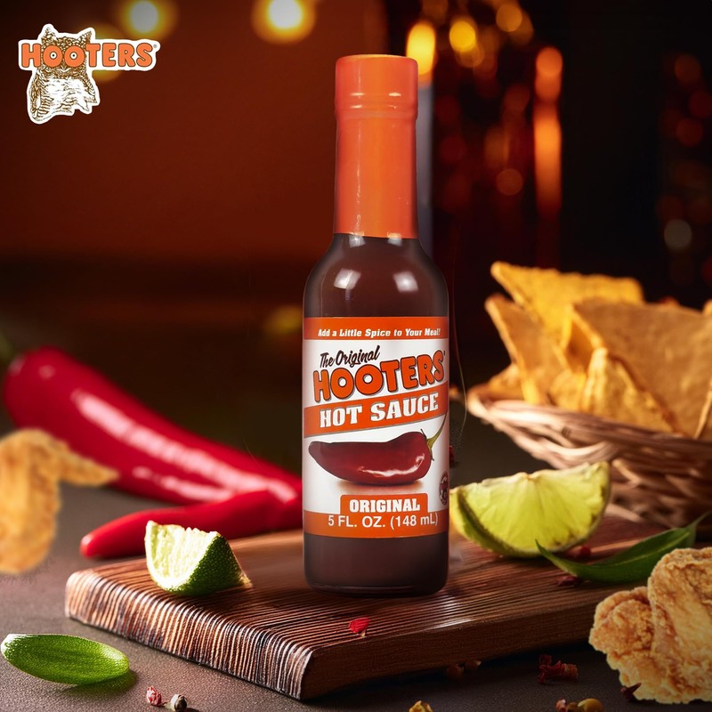 The Original Hooters Hot Sauce - Ideal for Spreads, Crackers