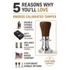 KNODOS 54mm Espresso Tamper For Breville Machines Calibrated Tamper Tool