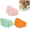 Magnetic Seam Guide for Sewing Machine,Multifunctional Polygonal Hemmer Guide with Scale,Polygonal Sewing Rulers and Guides,Universal Sewing Accessory & Supplies for Magnet Making Machines(3pcs)