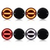 VANKUB 8 PCS LED Upgrade Round Light Indicator Light for