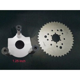 ntnmotorcycle Rear Hub Adapter 1.25" CNC Made & 40T Chain Drive Sprocket for SPOKE WHEEL BIKE