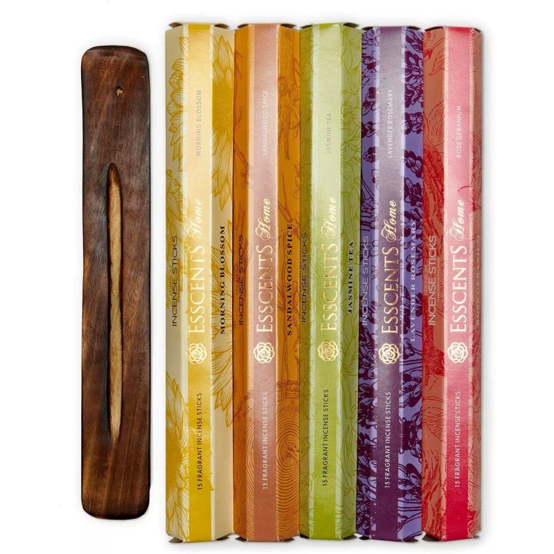 Esscents Home 75 Premium Incense Sticks Variety Gift Pack +