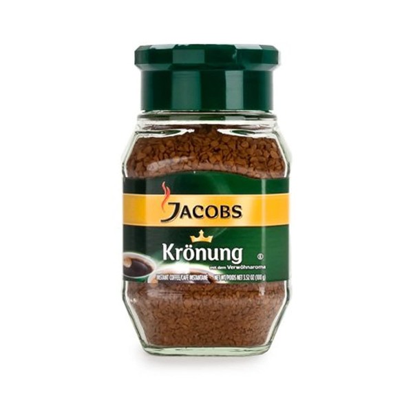 Jacobs Kronung Instant Coffee 200 Gram / 7.05 Ounce (Pack of 2) Best Before Date 15.12.2023