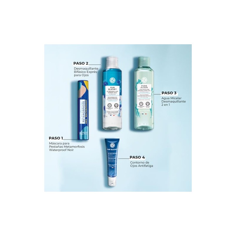 YVES ROCHER 2 PACK Pur Bleuet Desmaquillante Bifásico Para Ojos
