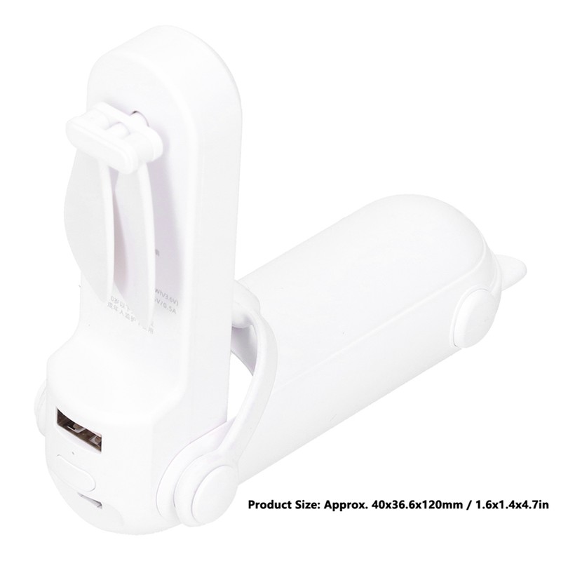 3 in 1 Electric Fan Mini Folding Rechargeable Fan with